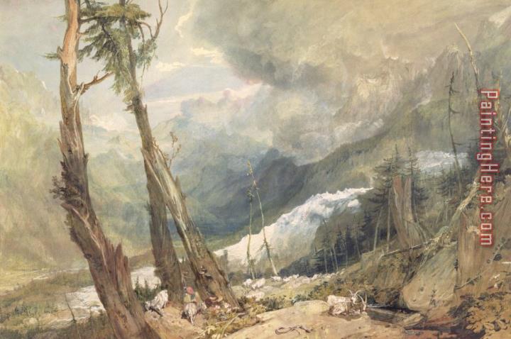 Joseph Mallord William Turner Mere de Glace - In the Valley of Chamouni